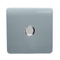 Trendi 1 Gang 2 Way 150w LED Dimmer Screwless 10 Amp Wall Light Switch in Cool Grey - ART-LDM150WCG