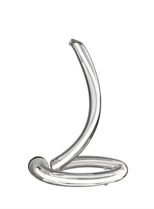 Mantra Adaggio Iris Crystal Table Lamp, 8W LED, 3000K, 640lm, Polished Chrome/Clear, Made In Spain, 3yrs Warranty