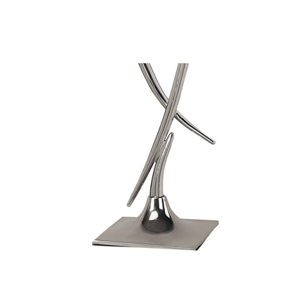 Mantra M0310 Flavia Table Lamp 2 Light G9, Polished Chrome