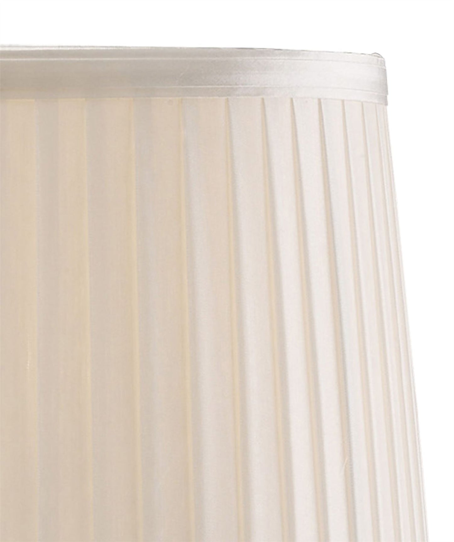 Diyas Willow Fabric Shade White 260/300mm x 190mm