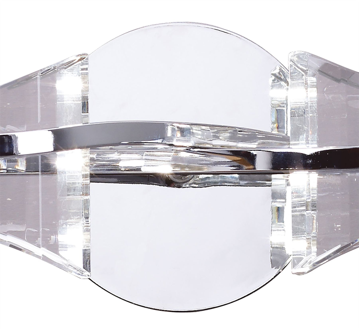 Mantra Kromo Wall Light Switched 2 Light G9, Polished Chrome