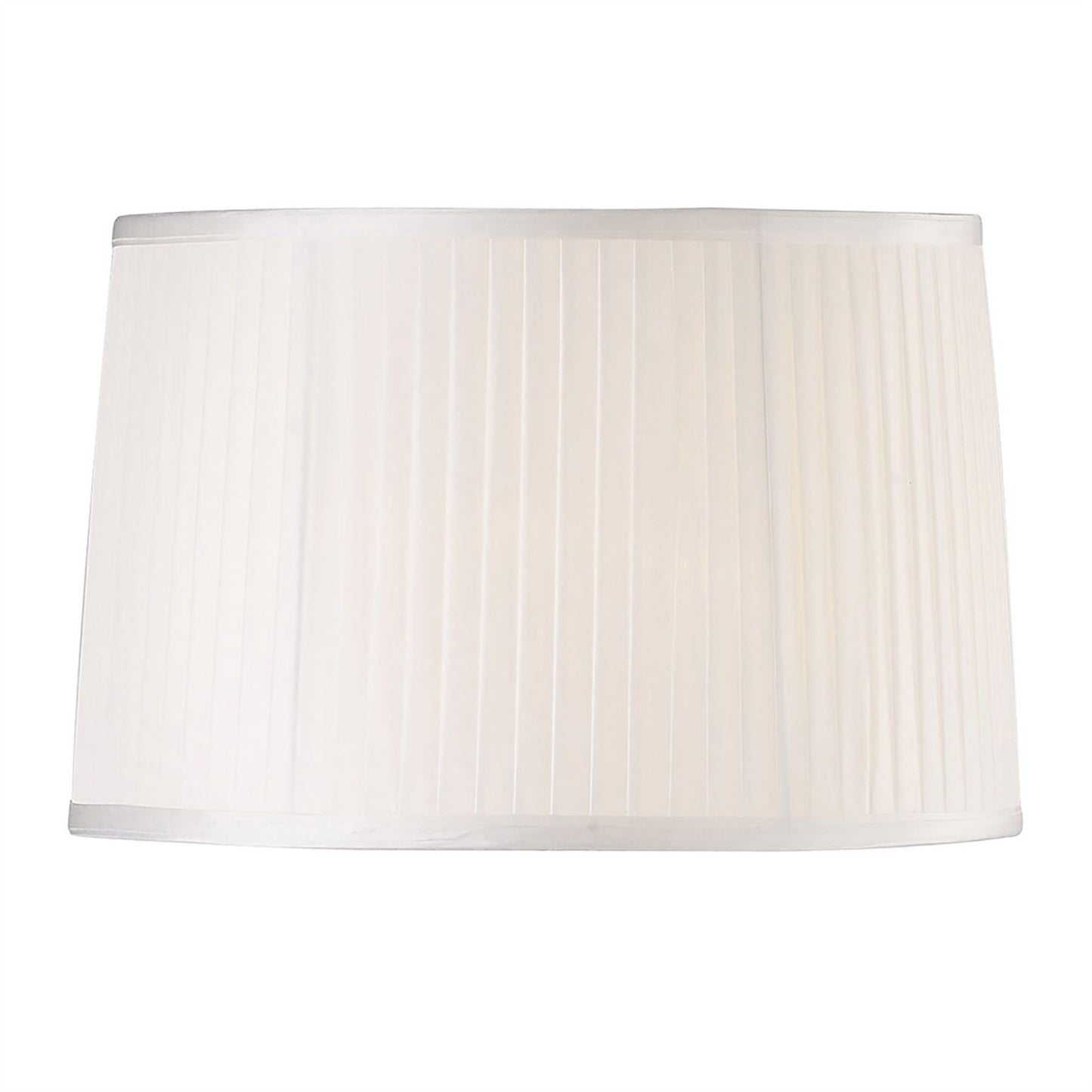 Diyas Willow Fabric Shade White 360/400mm x 260mm