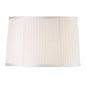Diyas Willow Fabric Shade White 360/400mm x 260mm