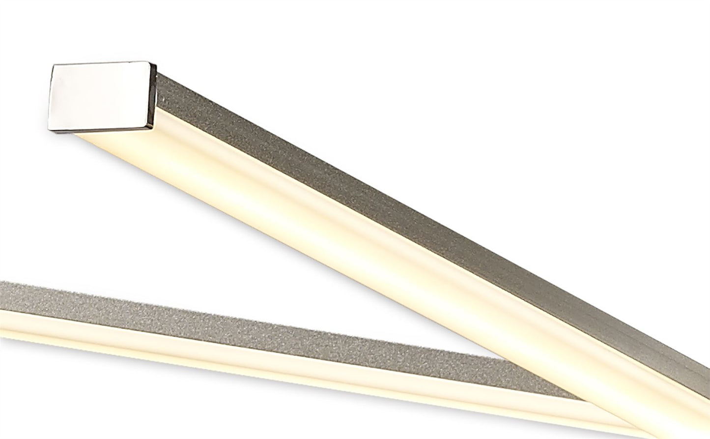Mantra M5918 Star LED Ceiling 70.5cm Round 42W 3000K, 3700lm, Dimmable, Silver/Frosted Acrylic/Polished Chrome, 3yrs Warranty - M5918 Ceiling