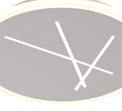 Mantra Fusion Kenzo 37.2cm Ceiling 37cm Round, 30W LED, 4000K, 2100lm, Sand White, 3yrs Warranty Ceiling