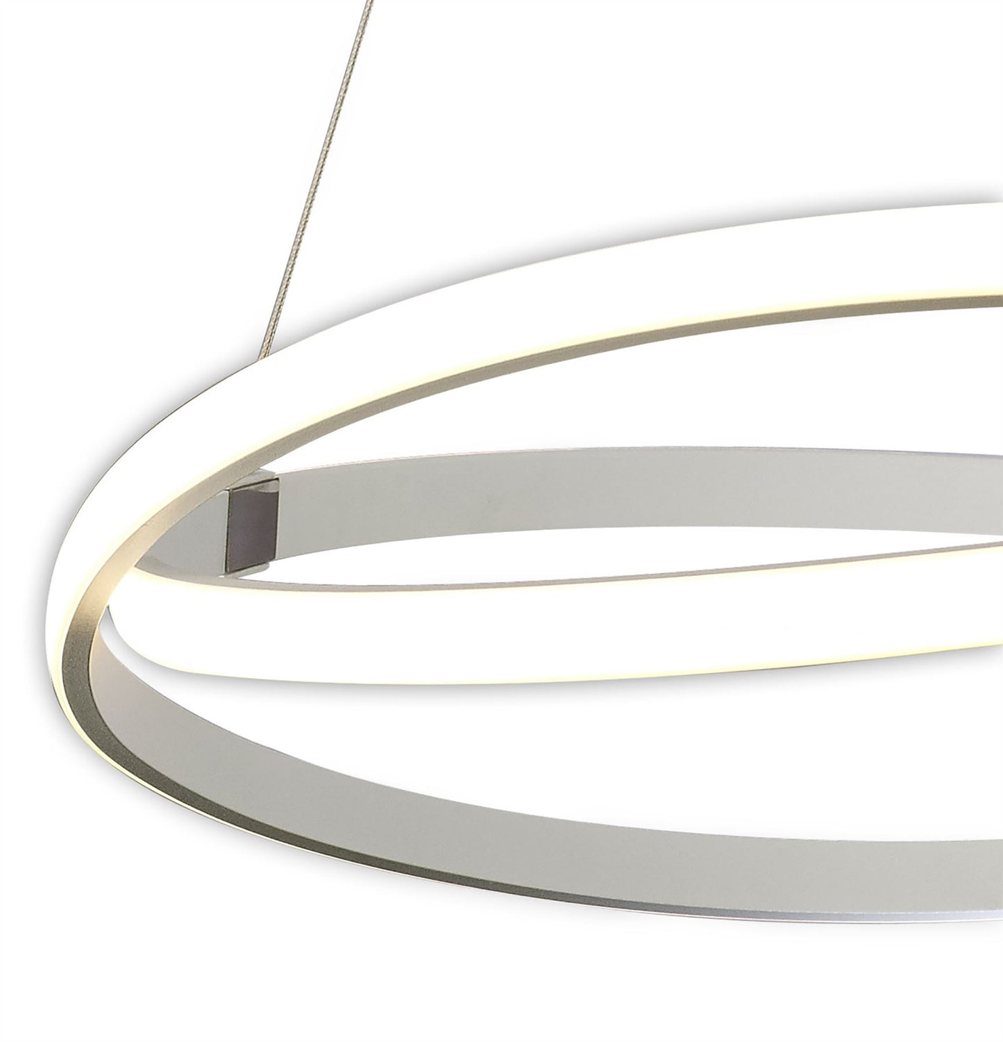 Mantra M5991 Infinity Blanco Pendant 60W LED 3000K, 4500lm, Dimmable White/White Acrylic, 3yrs Warranty