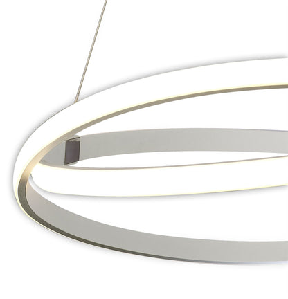 Mantra M5991 Infinity Blanco Pendant 60W LED 3000K, 4500lm, Dimmable White/White Acrylic, 3yrs Warranty