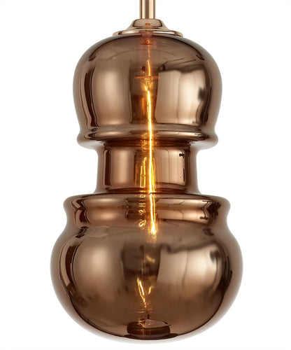 Mantra Sonata Pendant 29cm Round, 1 x E27, Copper
