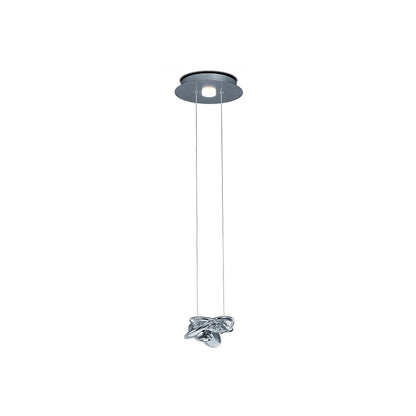 Mantra M5904 Nido Pendant 25cm Round 1 + 1 Lights 6W + 5W LED 3000K, 800lm, Chrome, 3yrs Warranty