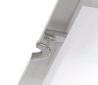 Mantra Fusion Melbourne Square Ceiling 15W LED 3000K, 1350lm, Polished Chrome/Frosted White Glass, 3yrs Warranty Ceiling