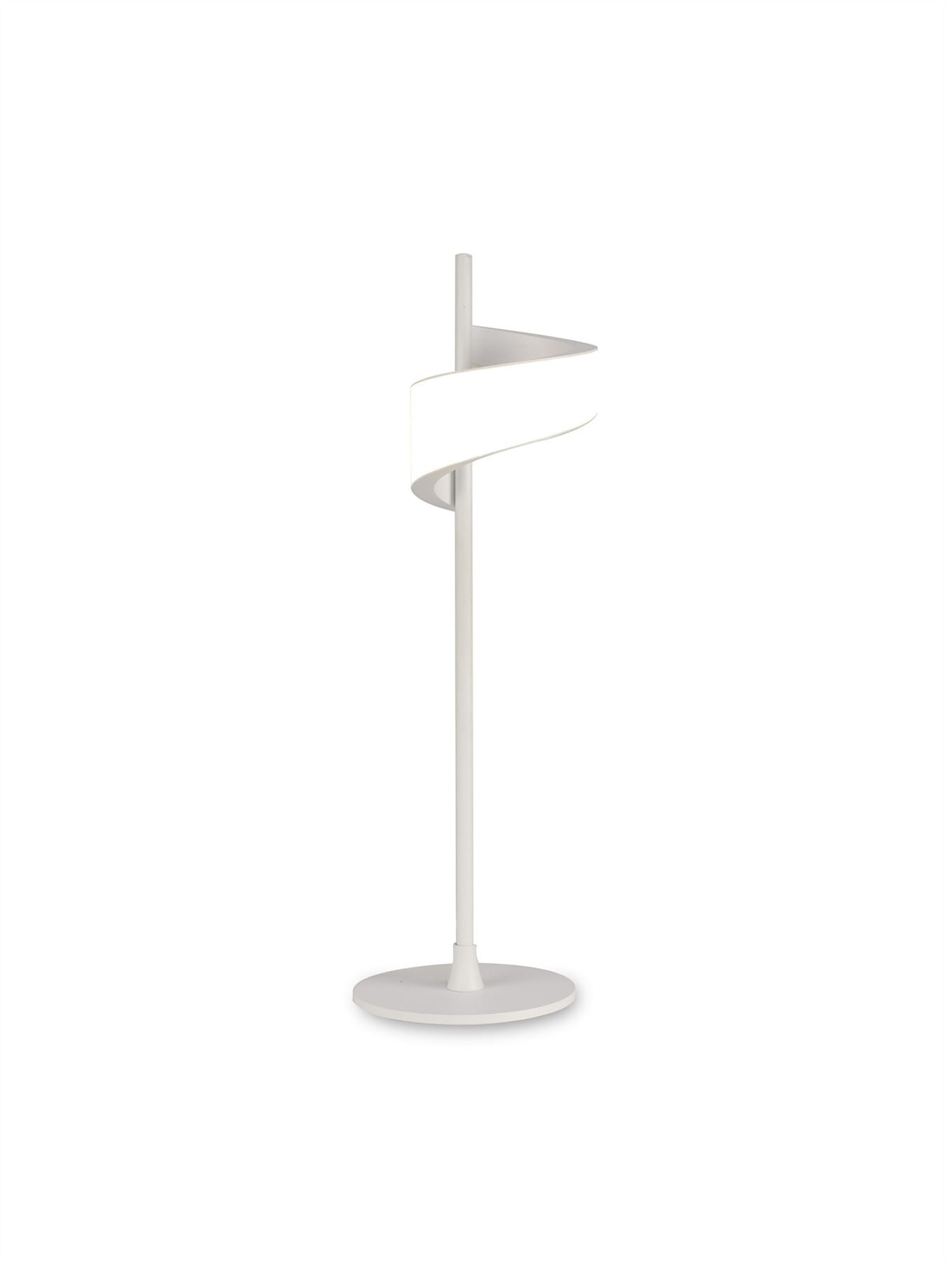 Mantra Tsunami 1 Light Table Lamp, 6W LED, 3000K, 450lm, Sand White, 3yrs Warranty