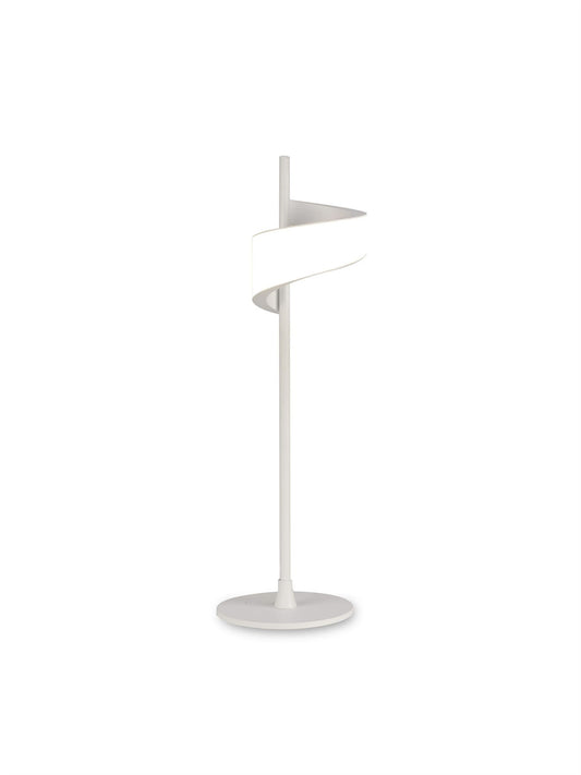 Mantra Tsunami 1 Light Table Lamp, 6W LED, 3000K, 450lm, Sand White, 3yrs Warranty