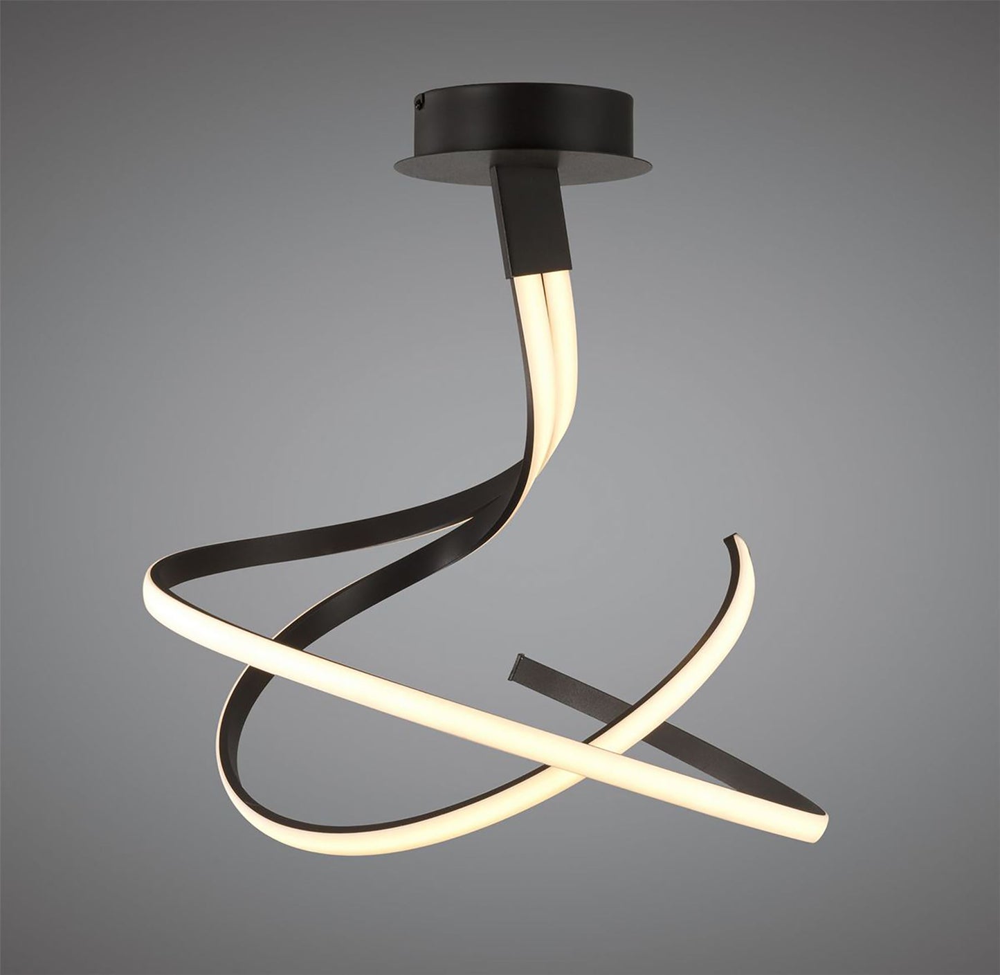 Mantra M5827 Nur BR Semi Ceiling 50W LED 2800K, 4000lm, Dimmable Frosted Acrylic/Brown Oxide, 3yrs Warranty - M5827 Ceiling