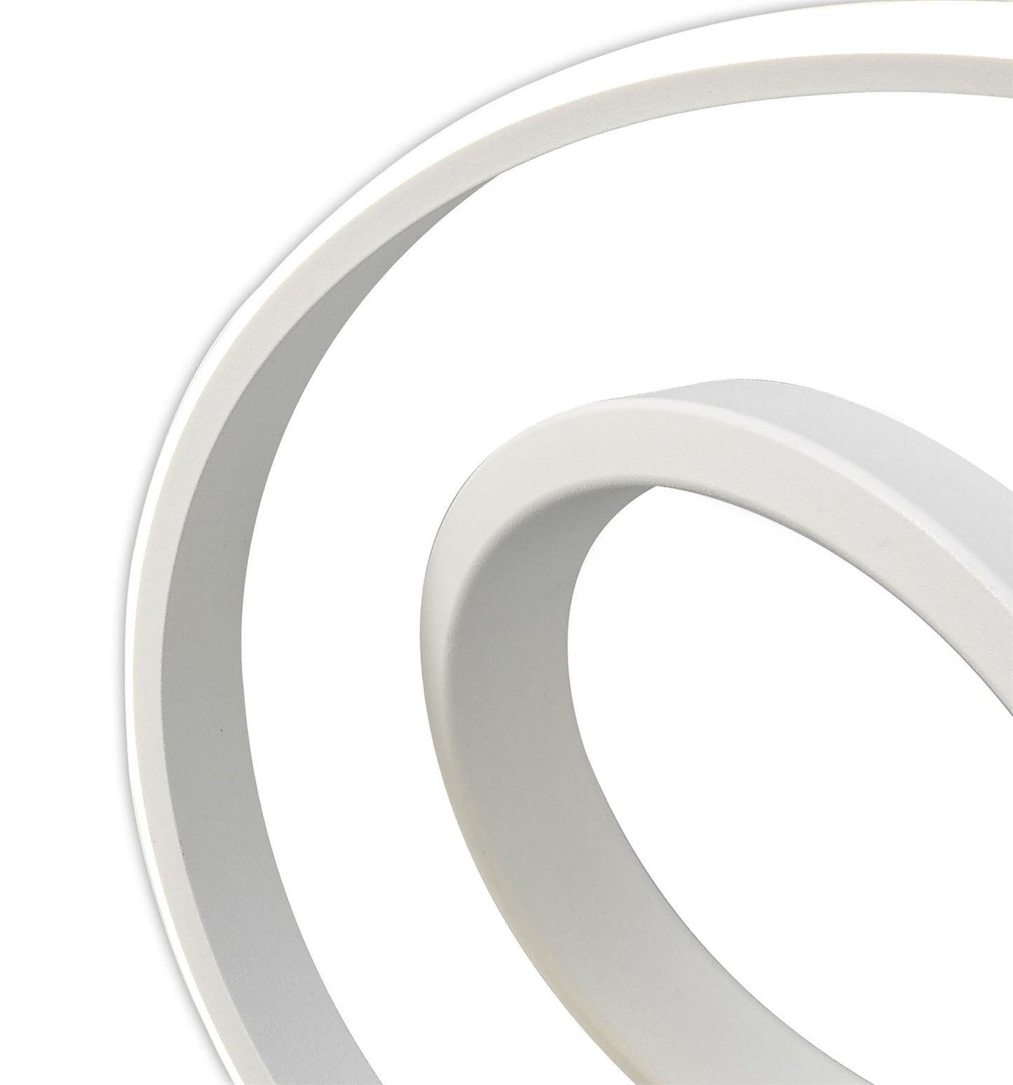 Mantra Infinity Blanco Table Lamp 12W LED 4000K, 1000lm, White/White Acrylic, 3yrs Warranty