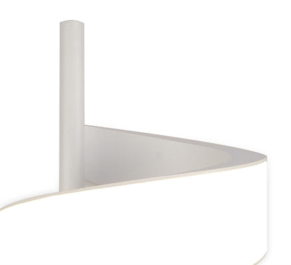 Mantra Tsunami 1 Light Table Lamp, 6W LED, 3000K, 450lm, Sand White, 3yrs Warranty