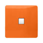 Trendi Switch 1 Gang RJ45 Cat 6 Modern Designer PC Ethernet Socket in Orange