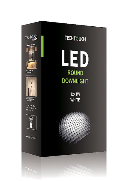 Techtouch Tech Downlight LED Adjustable Round Downlight 12x1W 30°