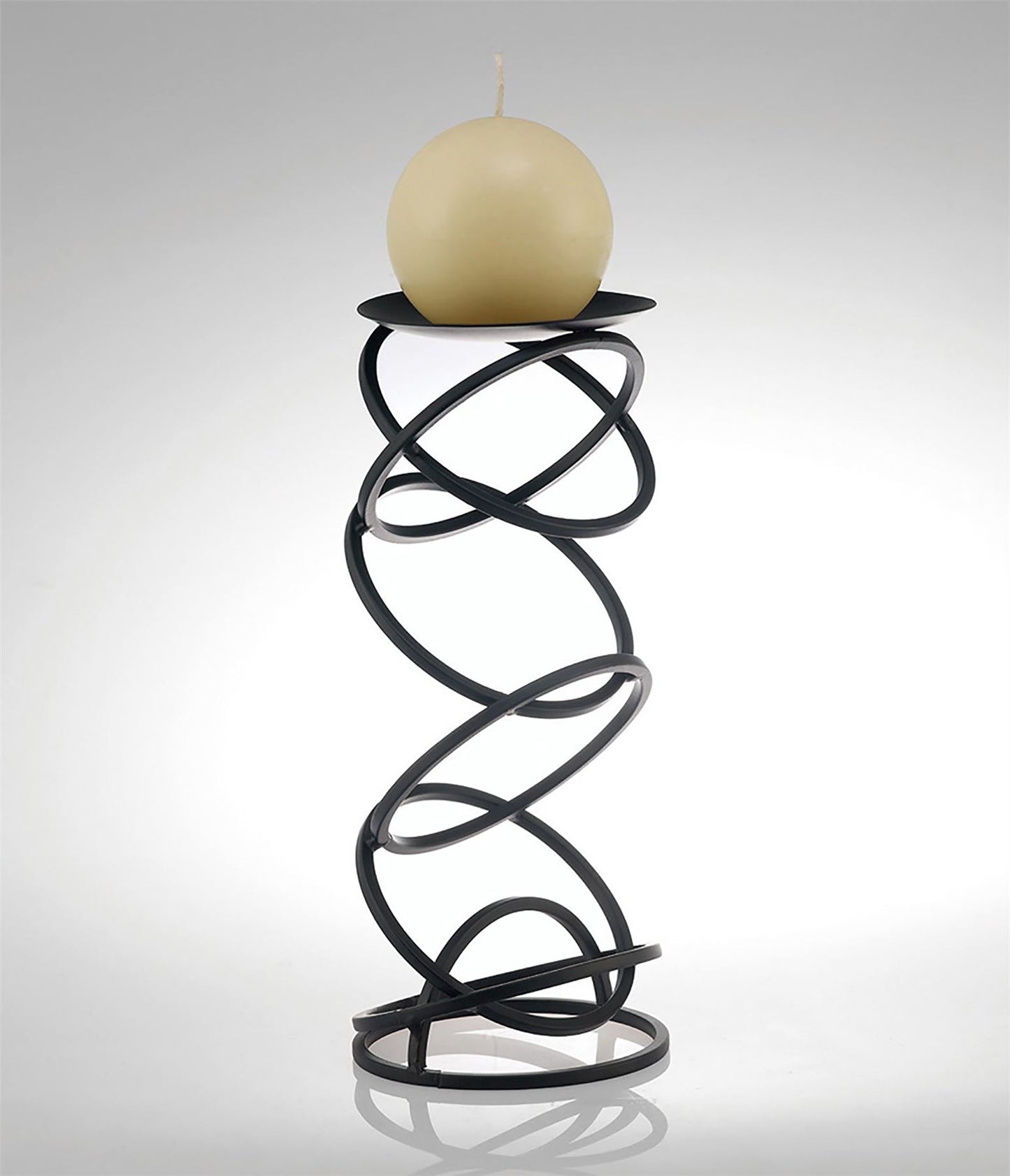 Diyas Home (DH) Zodiac Candle Holder 28cm Black Art