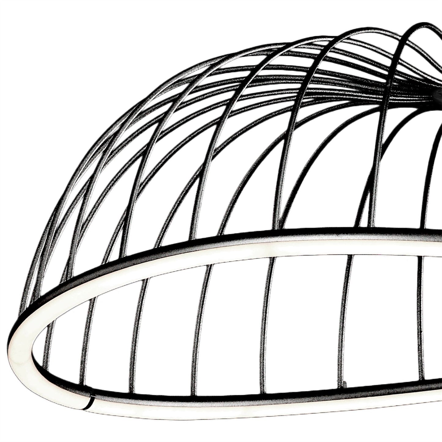 Mantra Celeste Pendant 81cm Round, 40W LED, 3000K, 2800lm, Black, 3yrs Warranty