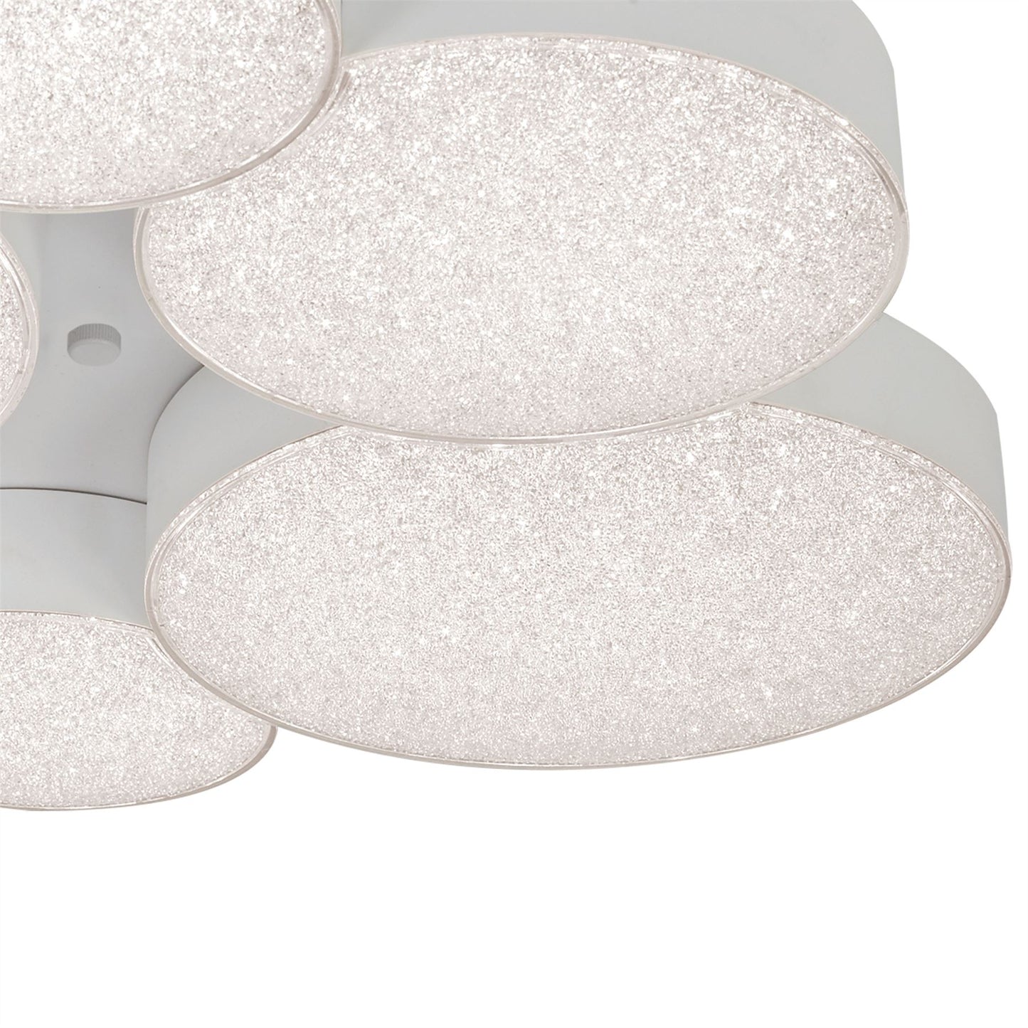 Mantra Fusion M5764 Lunas Ceiling 61cm Diameter 54W LED 3000K, 2830lm, RF Remote Control White, 3yrs Warranty - M5764 Ceiling
