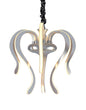 Mantra M5564 Versailles Ceiling LED Light 57W, 2733lm, 3000K Polished Chrome/White Acrylic, 3yrs Warranty