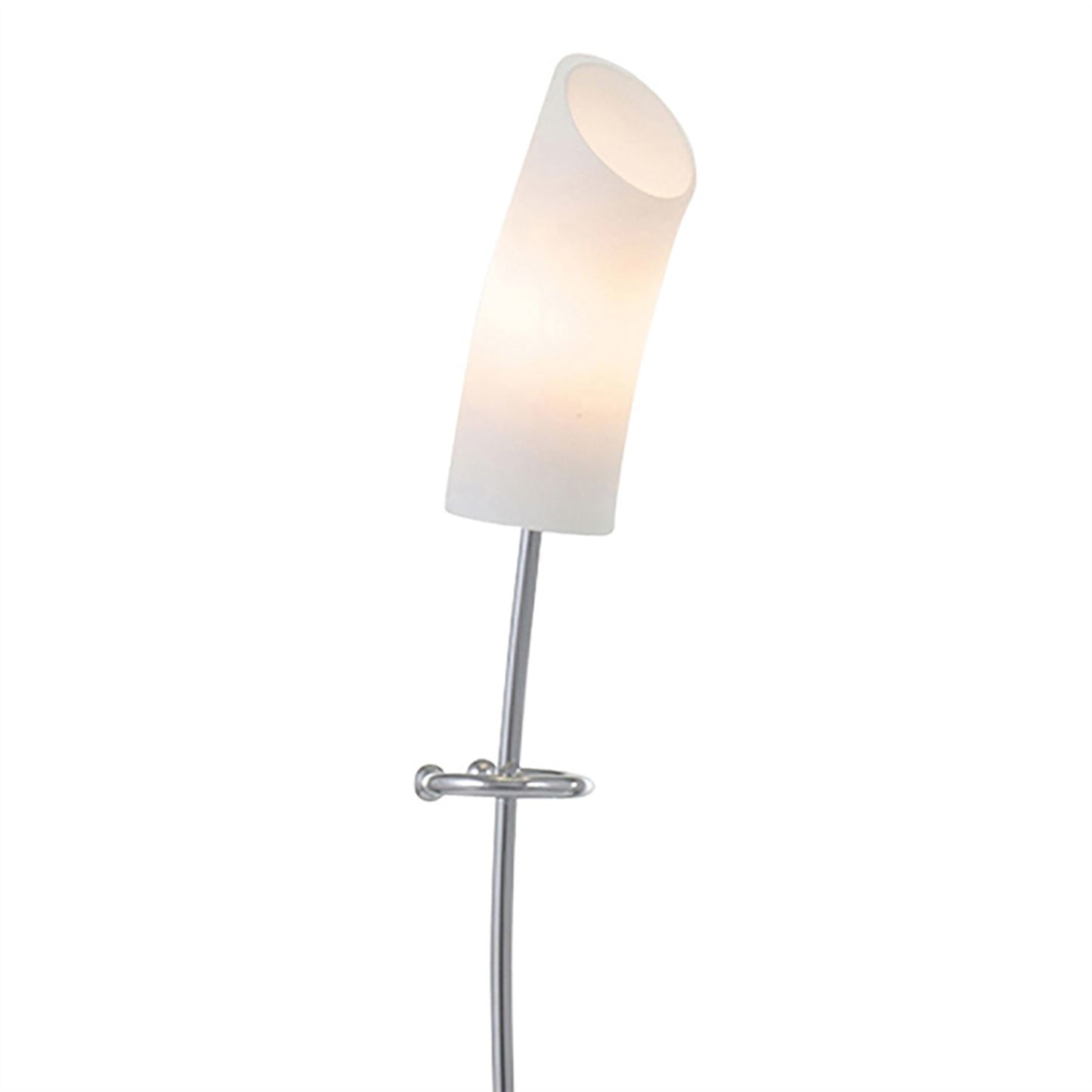 Diyas Lucia Table Lamp with In-Line Switch 1 Light G9 Polished Chrome/Frosted Glass