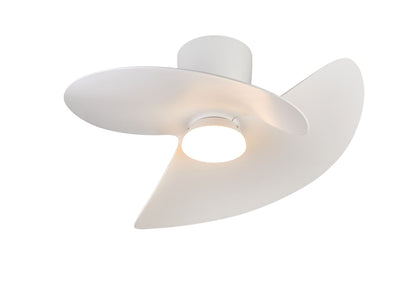 Ona 70cm 18W LED Dimmable Ceiling Light With Built-In 30W DC Fan, 3000-5000K Remote Control, 3600lm, White, 5yrs Warranty