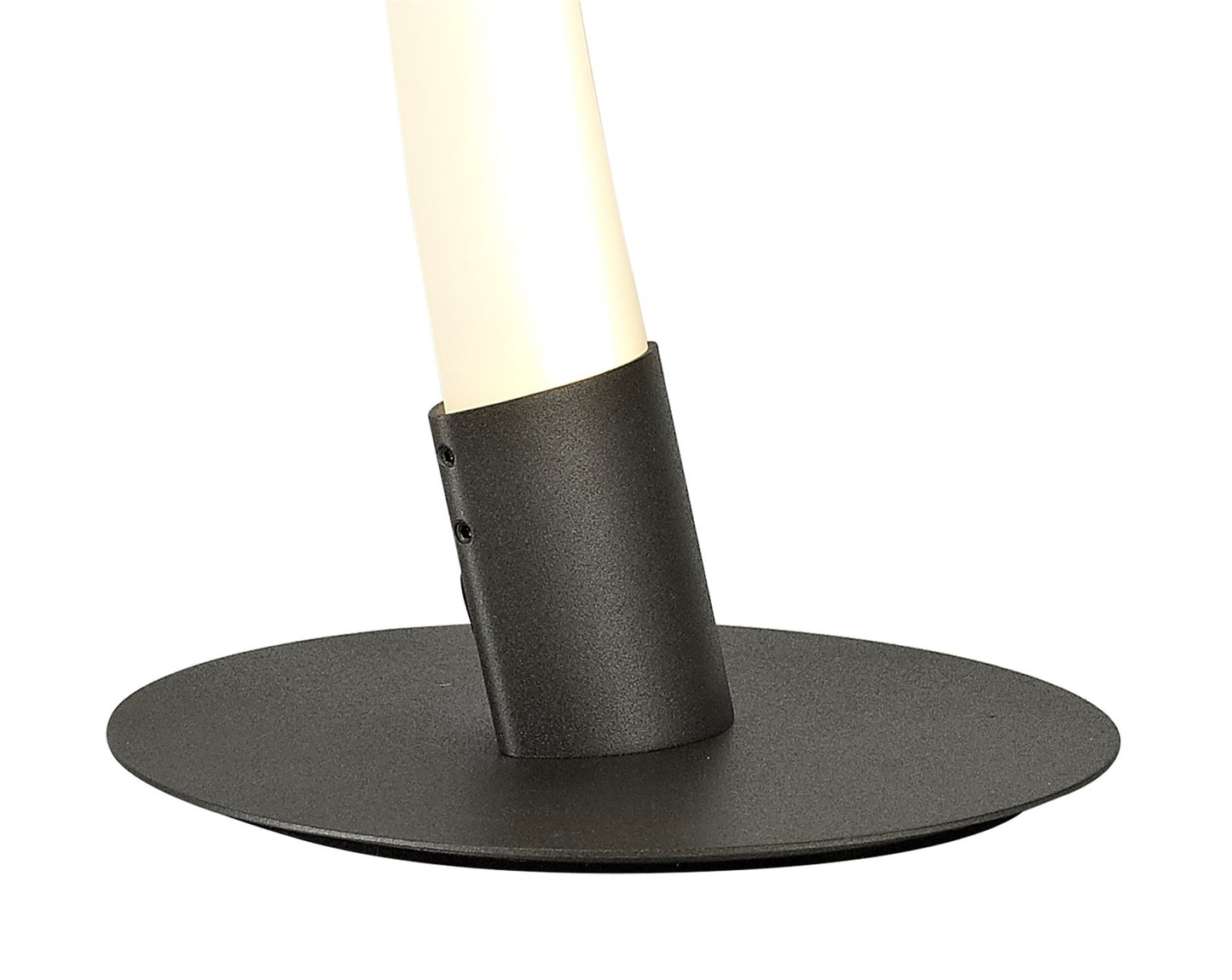 Mantra Armonia 1 Light Table Lamp, 10W LED, 3000K, 750lm, Titanium/Frosted Acrylic, 3yrs Warranty