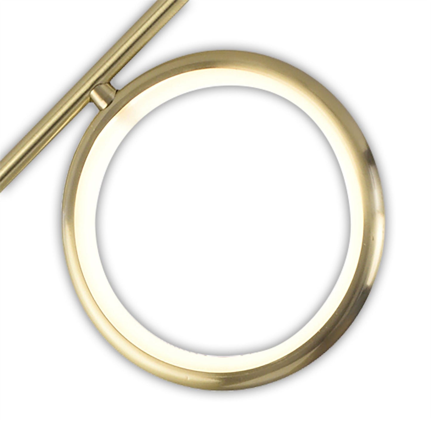 Mantra Olimpia Floor Lamp, 12W LED, 3000K, 900lm, IP20, Satin Gold, 3yrs Warranty