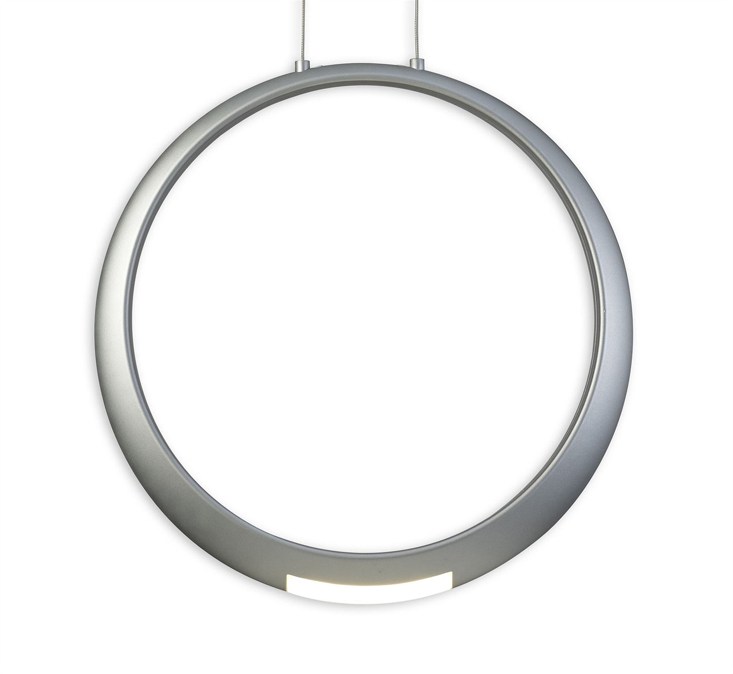 Mantra M6172 Ring Pendant 50cm Round, 23W LED, 3000K, 1600lm, Silver, 5yrs Warranty