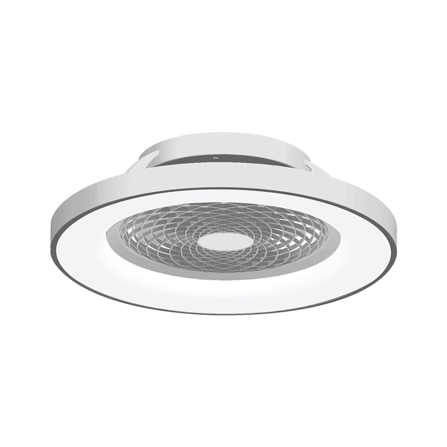 Tibet 65cm 70W LED Dimmable Ceiling Light With 35W DC Reversible Fan,Remote, APP & Alexa/Google Voice, 3900lm, Silver, 5yrs Warranty