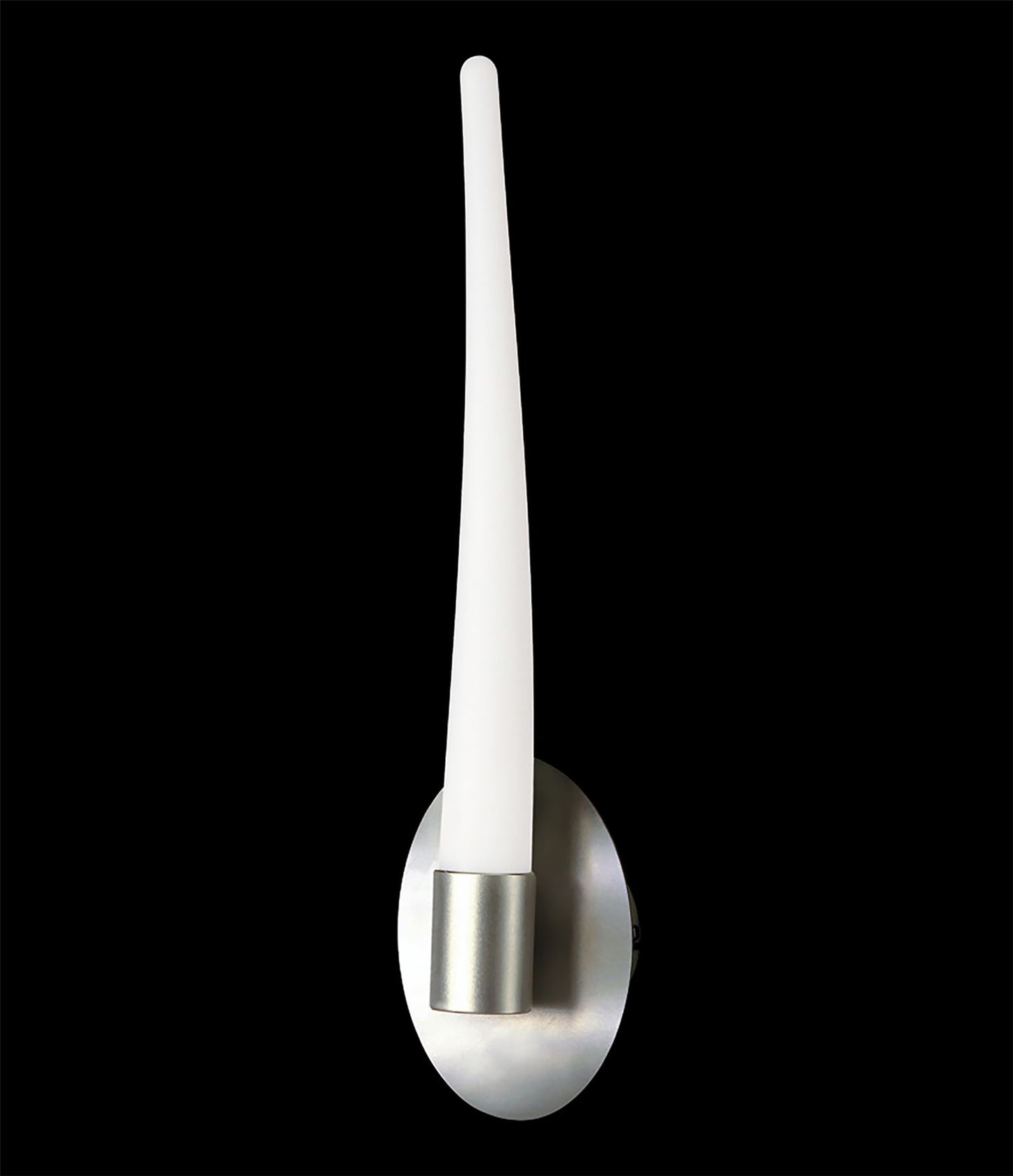 Mantra M1693 Estalacta Wall Light 1 Light GU10 Indoor/Outdoor, Silver/Opal White