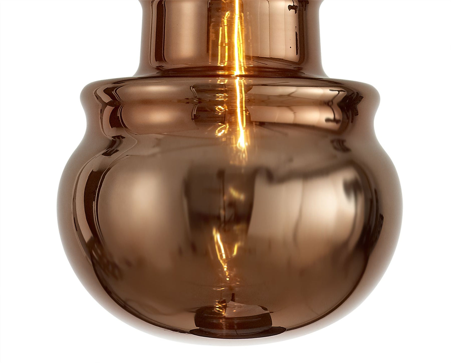 Mantra Sonata Pendant 29cm Round, 1 x E27, Copper