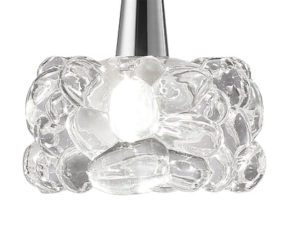 Mantra M3921 O2 Linear Pendant 3 Light G9 Line Small, Polished Chrome