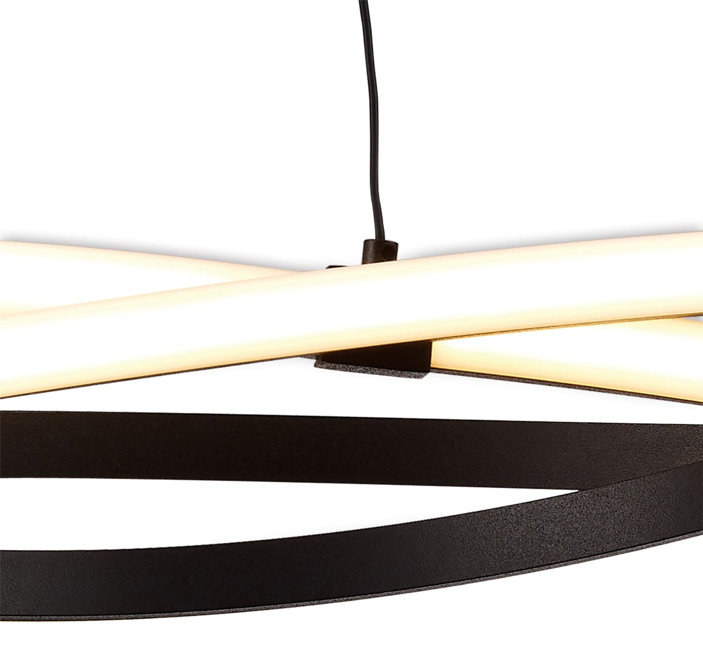 Mantra M5810 Infinity Brown Oxide Pendant 42W LED 2800K, 3400lm, Brown Oxide/White Acrylic, 3yrs Warranty
