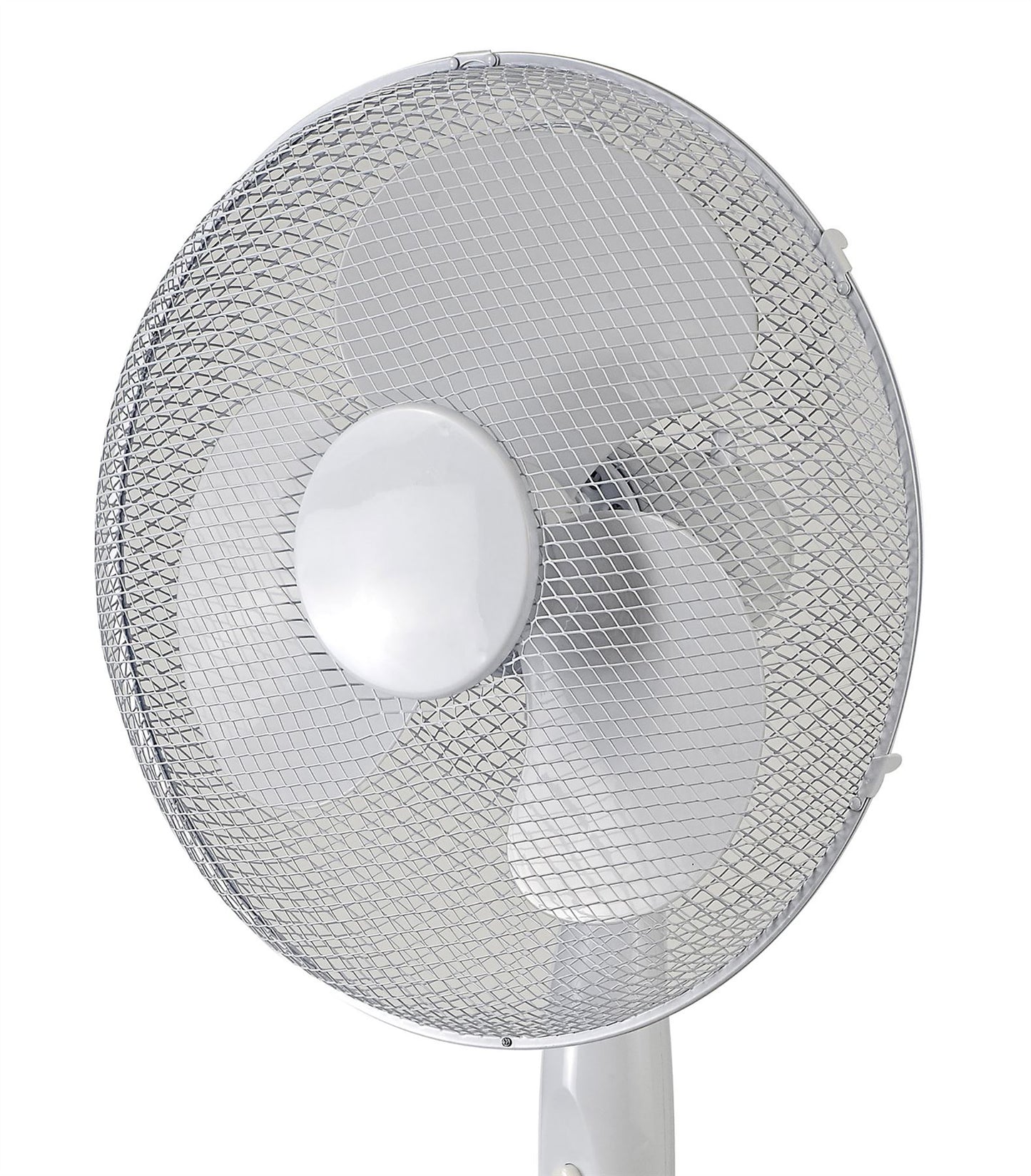 Airo 45W 16 Inch 3 Speed Oscillating Pedestal Fan in White
