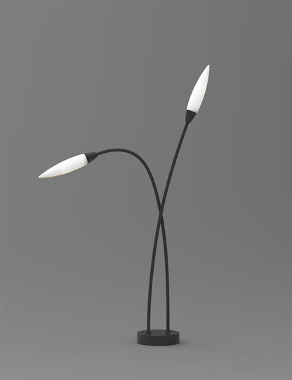 Mantra Fusion Espiga Multi-Head Post Lamp, 2 x G9, IP65, Anthracite, 2yrs Warranty