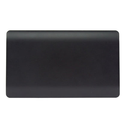 Trendi 2 Gang Artistic Modern Glossy Tactile Double Blanking Plate Matt Black