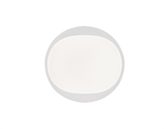 Mantra Fusion Box 41.5cm Dimmable Ceiling Light, 24W LED with Remote Control 3000K-6000K, 900lm, White, 3yrs Warranty