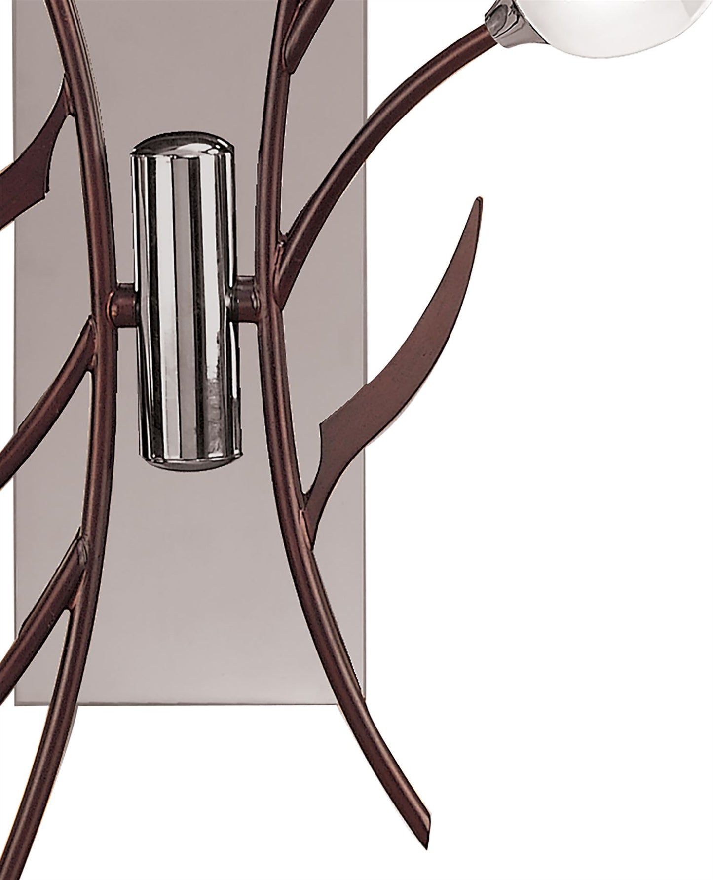 Mantra Holland Ceiling/Wall 6 Light G9, Polished Chrome/Wenge