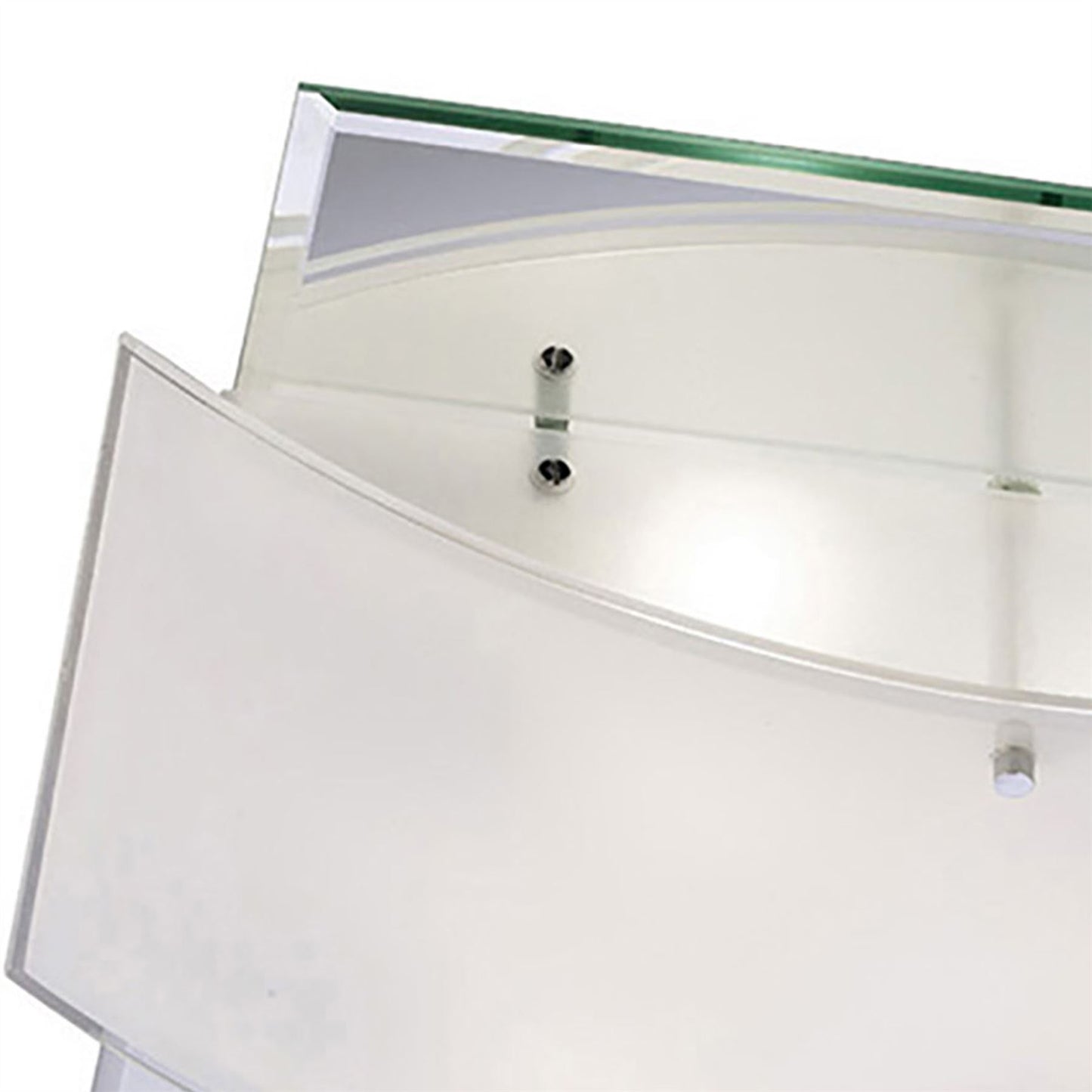 Diyas Vito Flush  3 Light E27 Polished Chrome/Mirror Ceiling Light Fitting