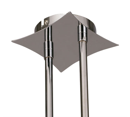 Mantra Amel Telescopic 4 Light L1, SGU10 Bar, Polished Chrome, CFL Lamps INCLUDED