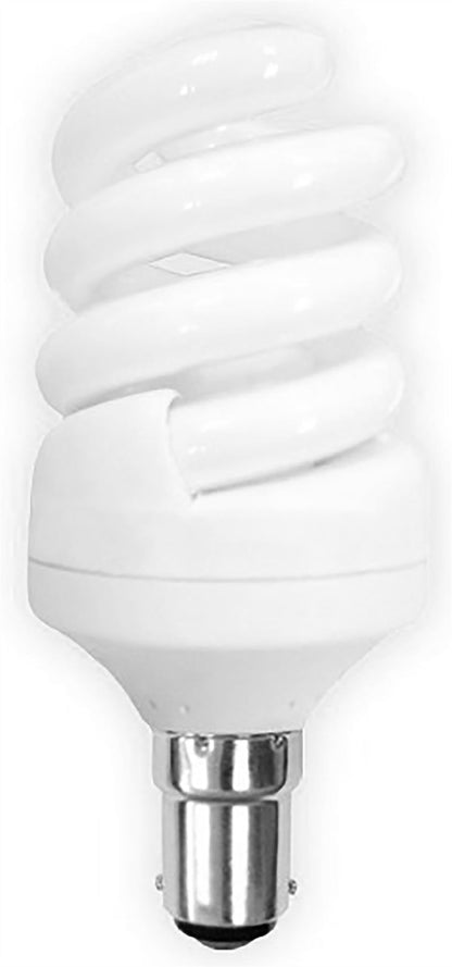 Luxram Extra Mini Sup Spiral Extra Mini Supreme Spiral B15 15W 2700K Compact Fluorescent Compact
