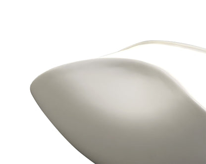 Mantra Pasion Table Lamp 3 Light E27, Gloss White/White Acrylic/Polished Chrome, CFL Lamps INCLUDED