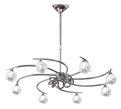 Mantra M0800 Fragma Telescopic 8 Light G9, Polished Chrome