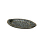 Diyas Home (DH) Addison Mosaic Platter Large Blue/Silver/French Gold Mosaic