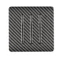 Trendi Switch 3 Gang 1 or 2 way Rocker Modern Designer Light Switch in Carbon Fibre