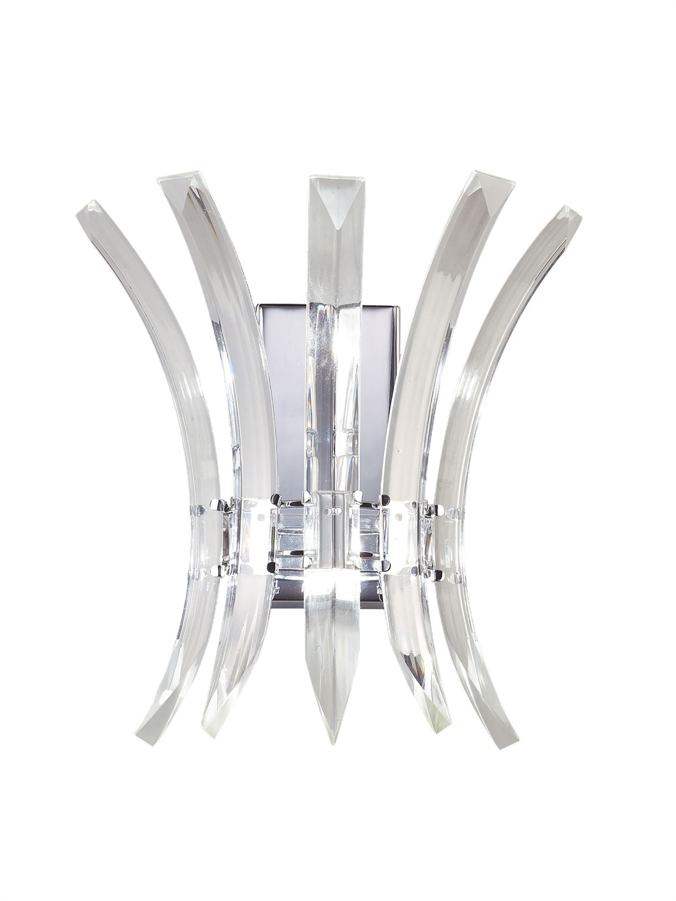 Diyas Sinclair Wall Light 2 Light G9 Polished Chrome