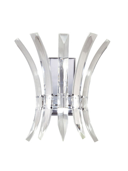Diyas Sinclair Wall Light 2 Light G9 Polished Chrome