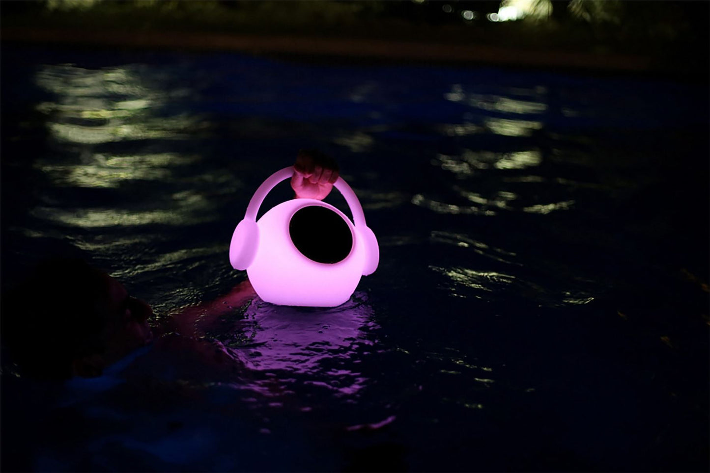 Mantra M3696 Wazowsky IP44 Portable 3W Speake, 120lm, 3W LED RGBW Lamp Bluetooth Connection/Remote Control, 2yrs Warranty